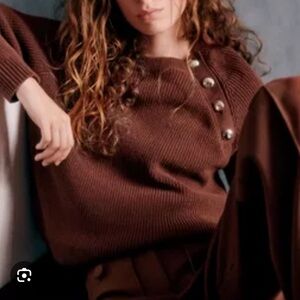 Sézane Gary jumper caramel